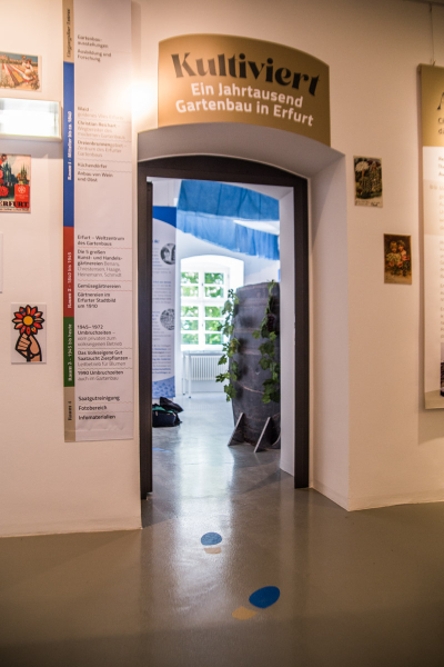 Kultiviert – Eingang zur Ausstellung Kultiviert – Eingang zur Ausstellung